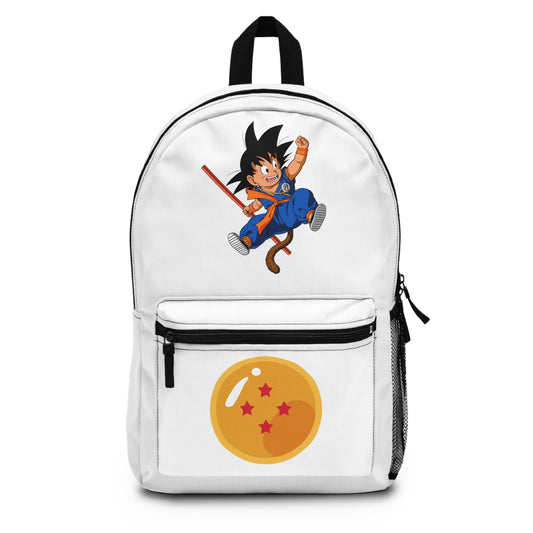 Super Kid Goku Backpack White
