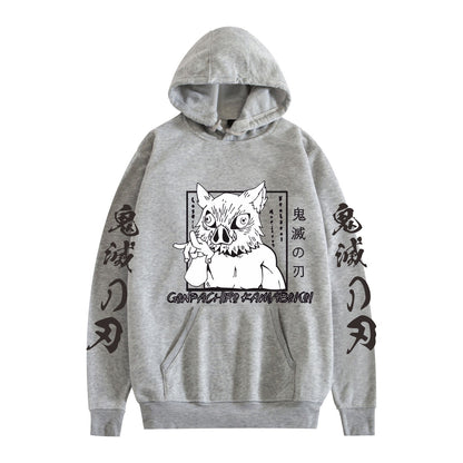 New Japanese anime Ghost Slaying Blade hoodie as a base for casual wear for men and women as a couple