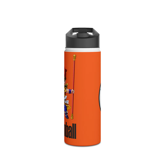 Son Goku Water Bottle,18 oz Orange Standard Lid