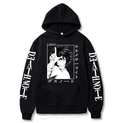 Hoodies  Japanese anime, death notes, creative new student casual hoodies