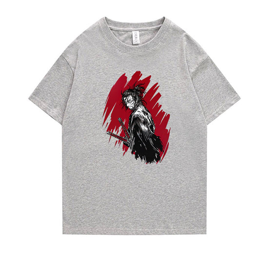 vagabond Miyamoto Musashi Japanese anime ainime short-sleeved T-shirt for men and women